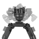 Vanguard EQ-Precision 1QS C Carbon Gun Bipod w/ Ball Head & Quick-Release Pic Rail Adapter