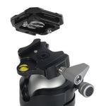 Vanguard Endeavor B 263CGM65 Full-Size Carbon Shooting Tripod w/ Low-Profile Ball Head and Compact Gun Mount Clamp