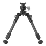 Vanguard Equalizer 1QS C Carbon Gun Bipod w/ Quick-Release Pic Rail Adapter