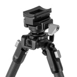 Vanguard Equalizer 2ARCA C Carbon Fiber Shooting Bipod | ARCA-Compatible Hunting Bipod
