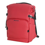 Vanguard VEO Lite B20L Camera & Everyday Backpack (Red) – Fits Full-Frame Camera with 70–200mm Attached + 3 Lenses, 14
