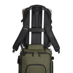 Vanguard VEO Lite B25L Camera & Everyday Backpack (Cream) – Fits Full-Frame Camera with 70–200mm Attached + 3–4 Lenses, 16