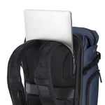 Vanguard VEO Lite B25L Camera & Everyday Backpack (Navy) – Fits Full-Frame Camera with 70–200mm Attached + 3–4 Lenses, 16