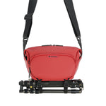 Vanguard VEO Lite S4L Camera & Everyday Shoulder Bag (Red) – Fits Mirrorless Camera + 1–2 Lenses, 8.3