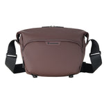 Vanguard VEO Lite S7L Camera & Everyday Shoulder Bag (Chocolate) – Fits Mirrorless Camera + Multiple Lenses, Tablet Storage, Removable Dividers, Easy-Clean Water-Resistant Design