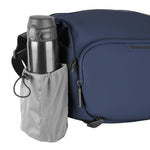 Vanguard VEO Lite S7L Camera & Everyday Shoulder Bag (Navy) – Fits Mirrorless Camera + Multiple Lenses, Tablet Storage, Removable Dividers, Easy-Clean Water-Resistant Design