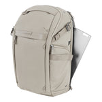 Vanguard VEO Metro 30L Camera & Everyday Backpack (Cream) – Fits 70–200mm Attached, 17